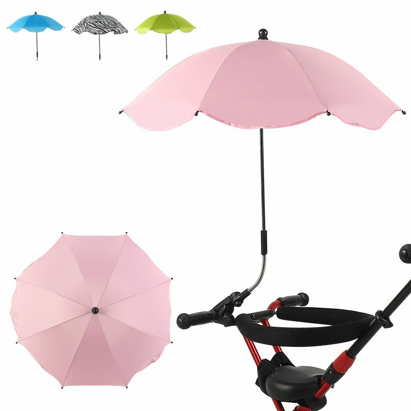 hot mom baby stroller accessories SPF 50+ Umbrella For Baby Stroller Cover UV Protection Sunscree Rainproof  Does Not Rust Universal Stroller Accessorie used baby strollers near me