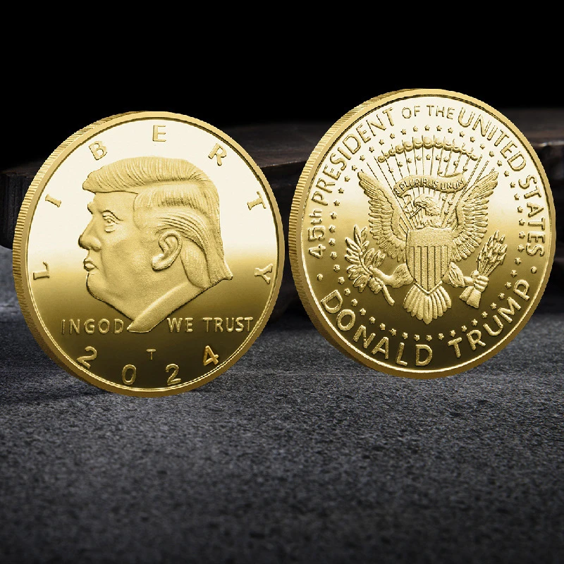 Trump 2024 Coin Us President Donald Trump Liberty Commemorative Coin