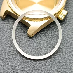 High-Quality Copper Chapter Ring for Watch Case, Size 30.3*27.3mm (Silvery)