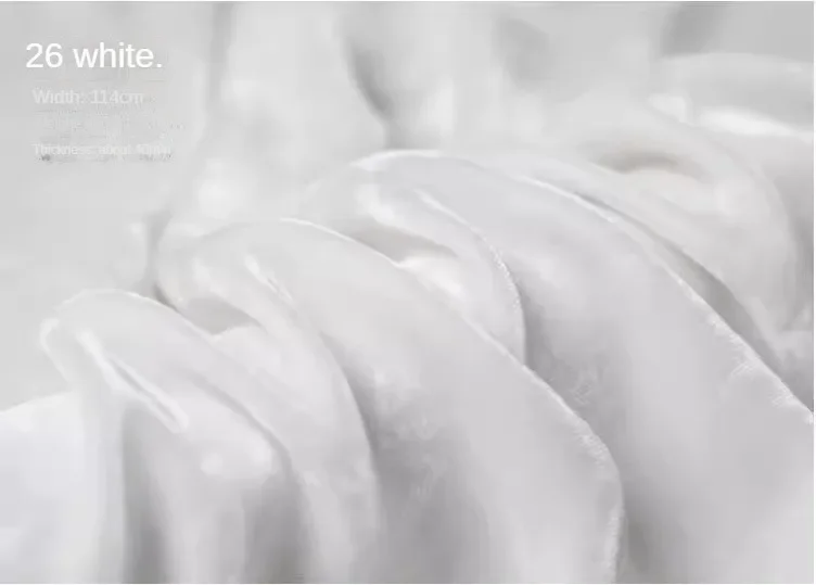 Silk Velvet Fabric Pure Color for Skirt Clothing Shirt Designer Handmade Diy Sewing Material Cloth By The Meter