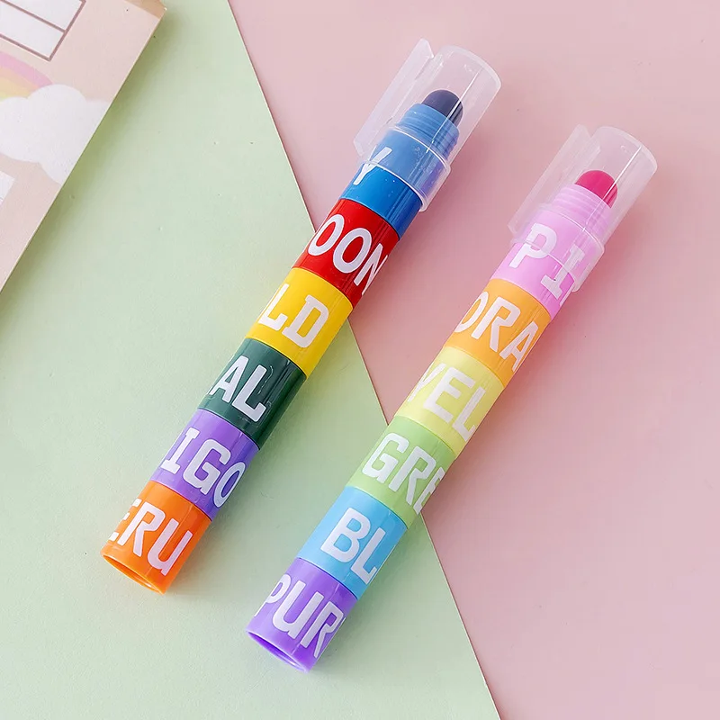 Splice Mini Bible Highlighters 6/12 Colors Vintage Candy Colors Pastel Gel Highlighters Gel Dry Highlighter Markers highlighter pen highlighter marker