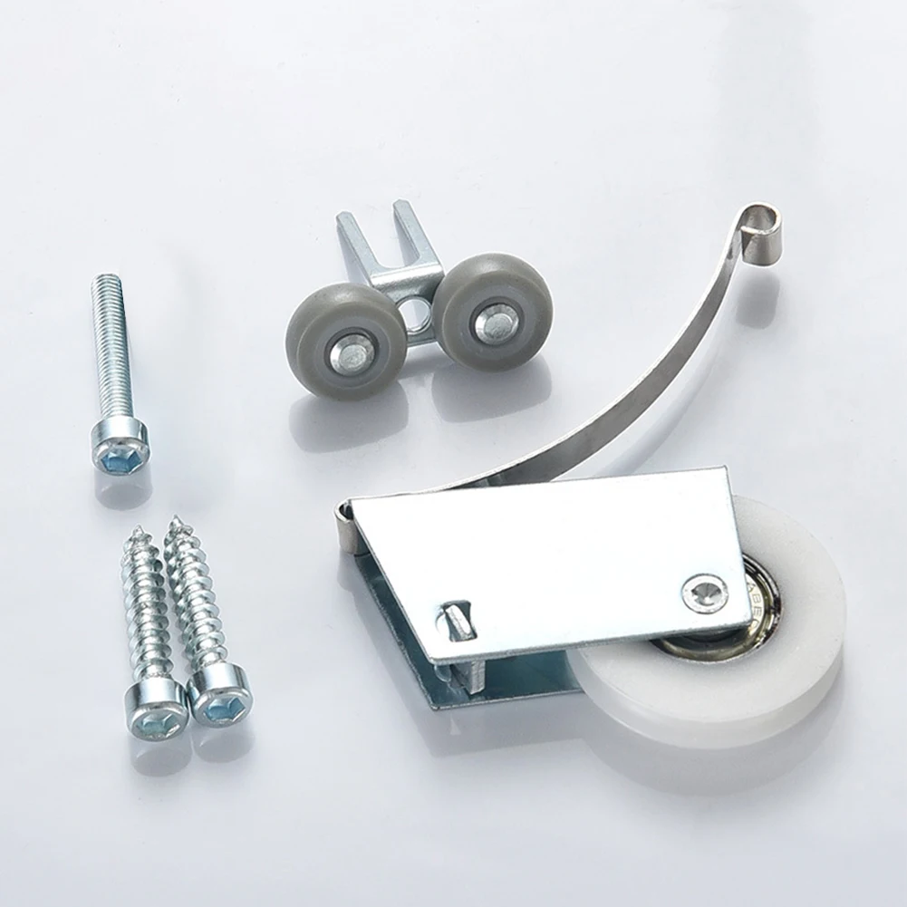 Wardrobe Sliding Door Roller Wheels Top Bottom Moving Wheel Hanging Pulley Wheel Furniture Bearing Sliding Door Silence Fittings