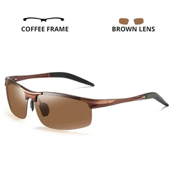Luxury Aluminum Polarized Sunglasses - Anti - Glare Day & Night Driving Glasses (Original)