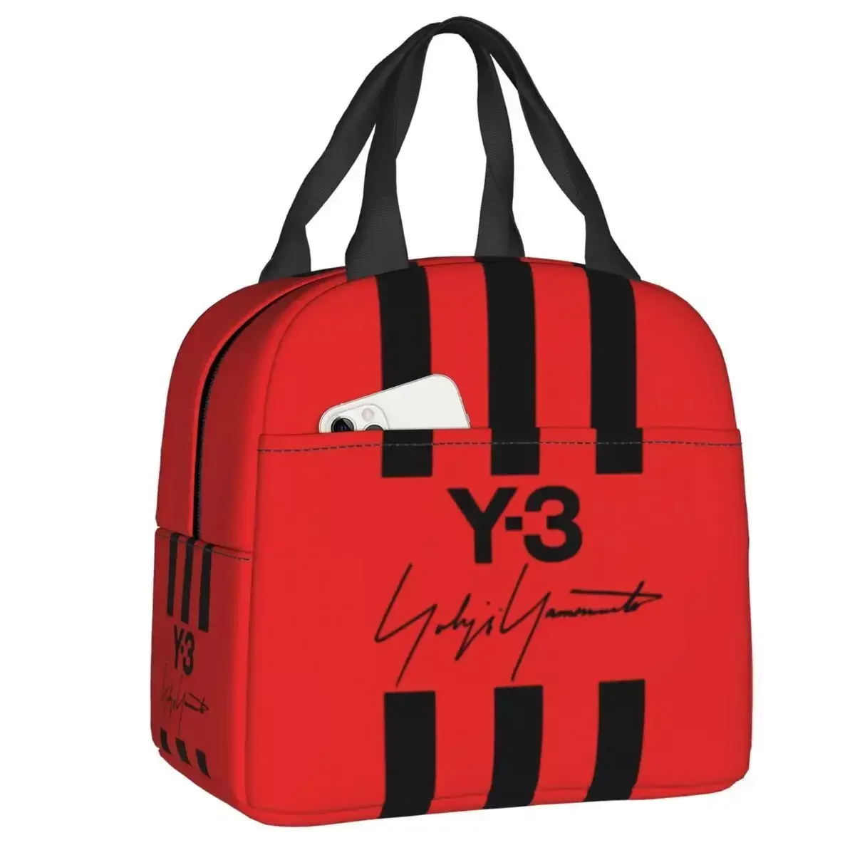 

Новинка 2023, 3Y изолированная сумка для ланча Yohji Yamamoto для женщин, многоразовая Термосумка, Ланч-бокс для офиса, работы, школы
