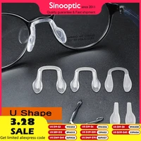 10pcs Silicone U Shape Nose Pad Arm Eyeglasses Anti Slip Accesssory 1