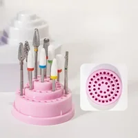 48 Holes Nail Drill Bit Holder Manicure Milling Cutter Stand Display Container Nail Drill Bits Organizer Nail Tools Accessories 1
