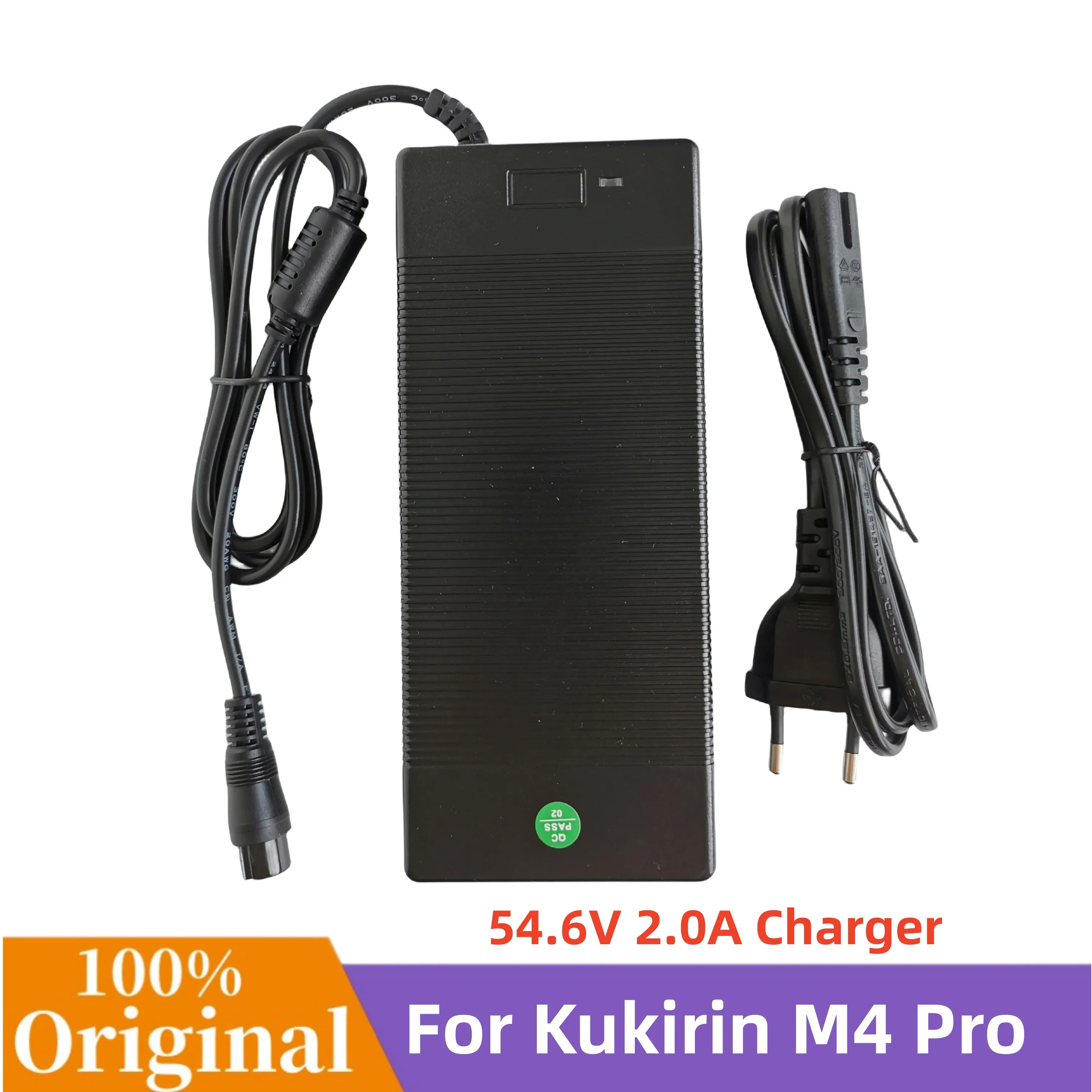 Оригинальное зарядное устройство Kugoo kirin M4/M4 Pro для электрического скутера 54,6 в A Kugookirin, литиевое зарядное устройство, Сменные аксессуары