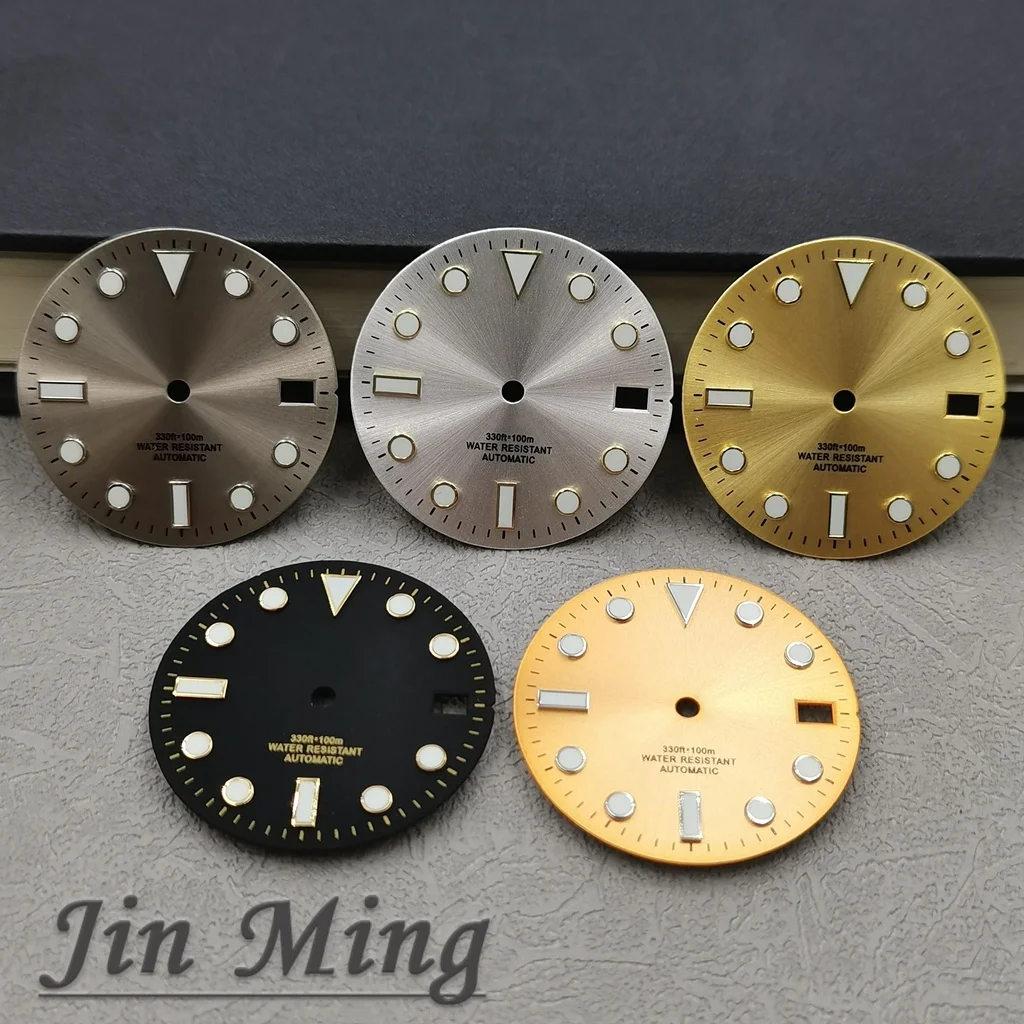 Luxury Multi-Color Luminous Date Window Aseptic Dial for Automatic Movement Watches