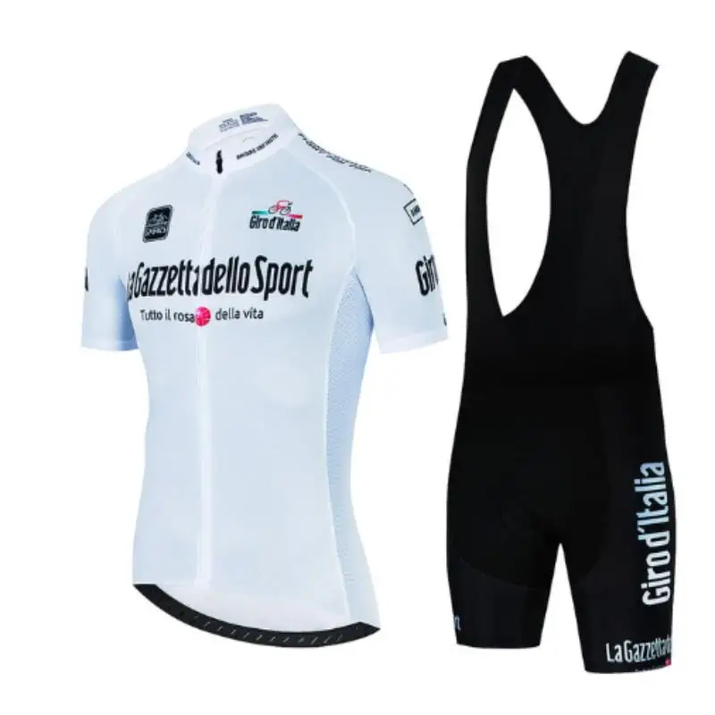 Cycling Jersey Set 2025 Tour De Italy D'ITALIA Summer Men Short Sleeve Cycling Clothing MTB Bike Uniform Ropa Maillot Ciclismo