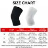 1Pcs Basketball Sports Knee Pads Elastic Knitted Compression Leg Warmers Outdoor Running Cycling Mountaineering Men Women 5