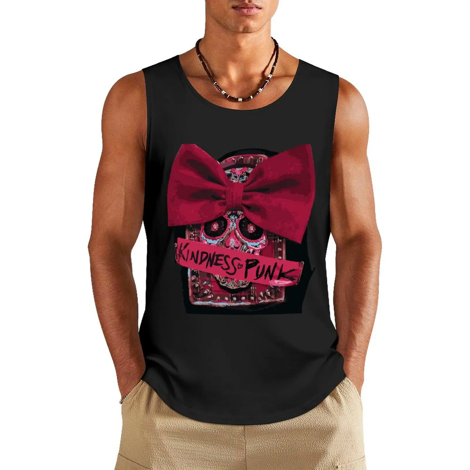 

KINDNESS PUNK Chromatica Stupid Love Lady Gaga Tank Top t-shirts for men gym shirts