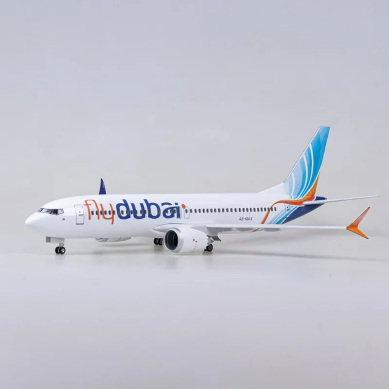 5/1…★ドバイ Boeing-737-Max/ 1/85=約47cmBIG 1/85 Scale 47CM Airplane 737MAX B737 MAX Aircraft Fly Dubai