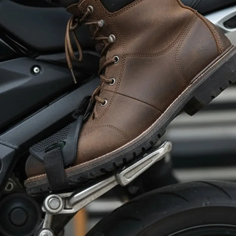Motorcycle Shift Pad Gear Shoes Protective Motorbike Gears Shifter Men Waterproof Protector Motocross Boots Cover Accessories