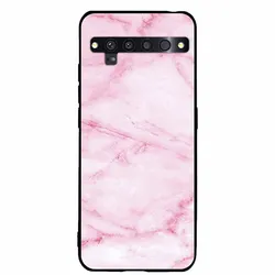 Custodia protettiva morbida in silicone TPU dipinta a marmo