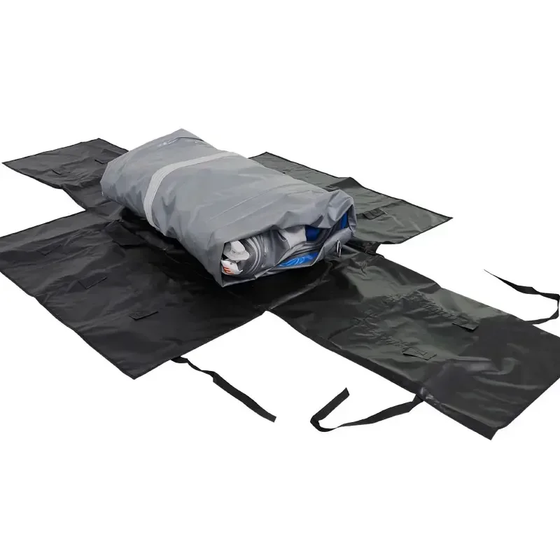 Sac de transport pliable pour bateau gonflable PVC et kayak - Sac de rangement voiture pour équipement pêche