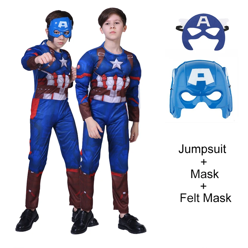 Déguisement Marvel Enfant Garçon Ant Man Muscle Rouge - Taille 110-140cm -  Costume et Masque Inclus