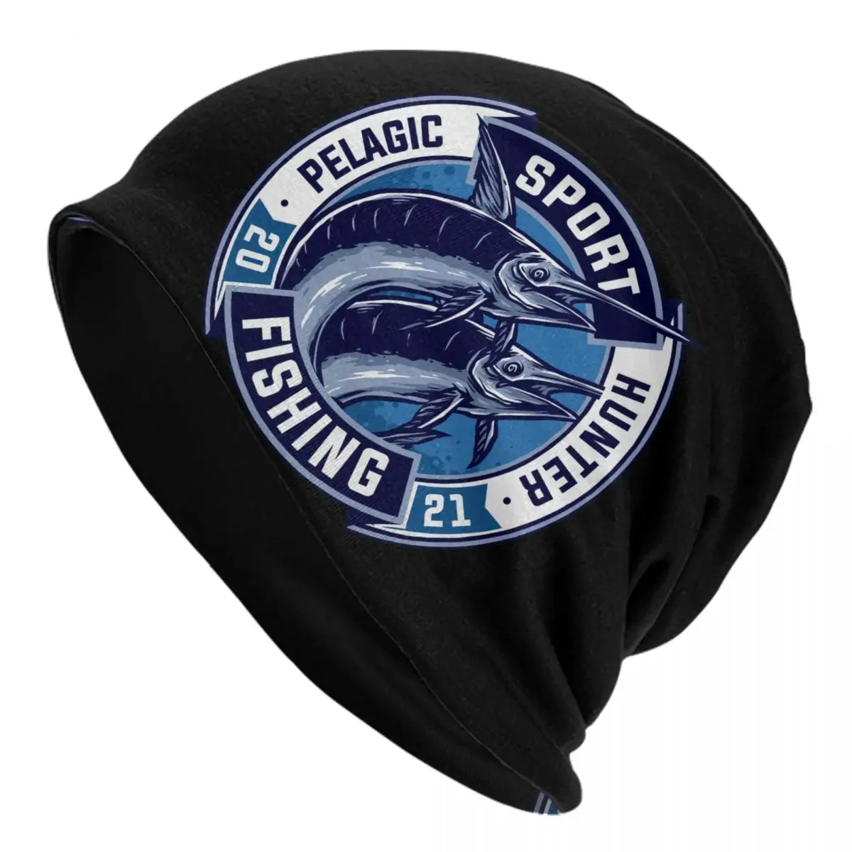 

Pelagic Fishing Skullies Beanies Caps For Men Women Unisex Streetwear Winter Warm Knit Hat Adult Fisherman Fish Gift Bonnet Hats
