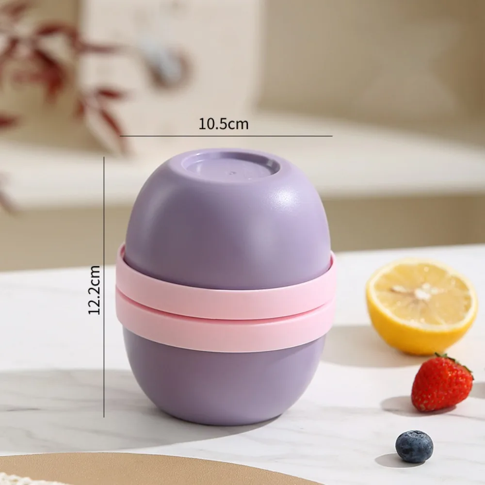 Double Layer Overnight Oats Container Seal Large Capacity Oatmeal Cereal Nut Yogurt Cup with Lids and Spoons PP