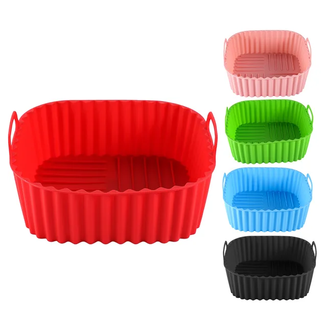 Silicone Multi-color Food Grade Silicone Square Air Fryer Tray for 7QT Air Fryer 5