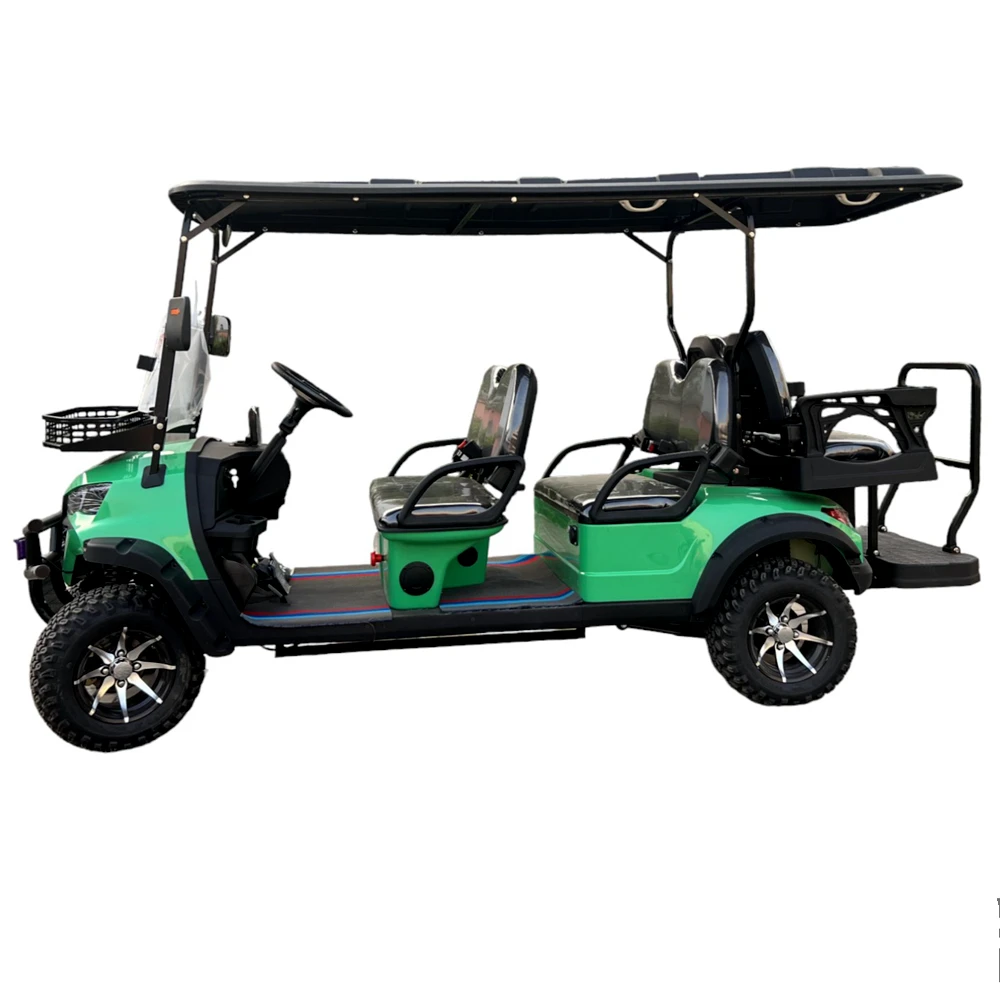 MMC Hot Selling Honoured Guest Private Club Electric Mini Car Wholesale Price 4+2 Seats AC Motor Touch Screen Electric Golf Cart
