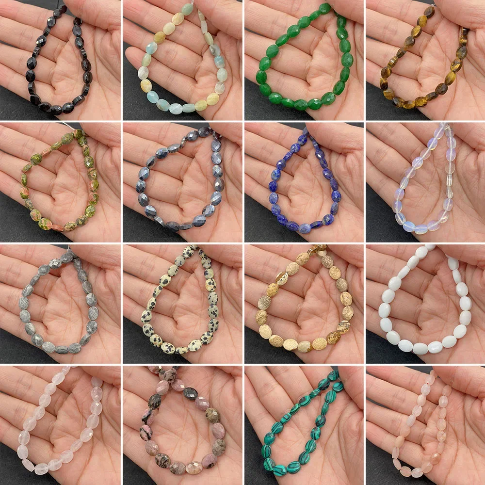 

Natural stone albite hematite white crystal bulk spacer beads jewelry beads DIY fashion making necklace bracelet accessories