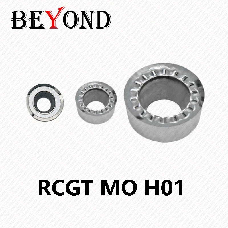 

BEYOND RCGT0702 RCGT10T3-MO H01 H02 RCGT0501 RCGT0602 RCGT0803 RCGT1003 RCGT1204 RCGT1605 карбидные вставки RCGT токарный станок с ЧПУ