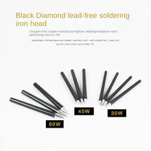 

10 Pcs60w Iron Head Electric Soldering Iron Tip External Heating Soldering Iron Tip Welding Tool Welding Head