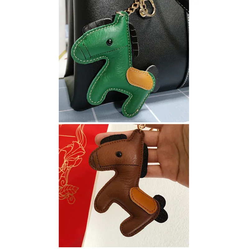 Acrylic Template 1 Set DIY Leather Handmade Craft Cartoon Pony Key Buckle Sewing Pattern 8.5x9.5cm