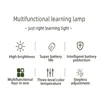 Led Desk Lamp With Alarm Clock 3 Color Temperature Stepless Dimming USB Charging Night Light Eye-Protection Reading Table Lamps 5