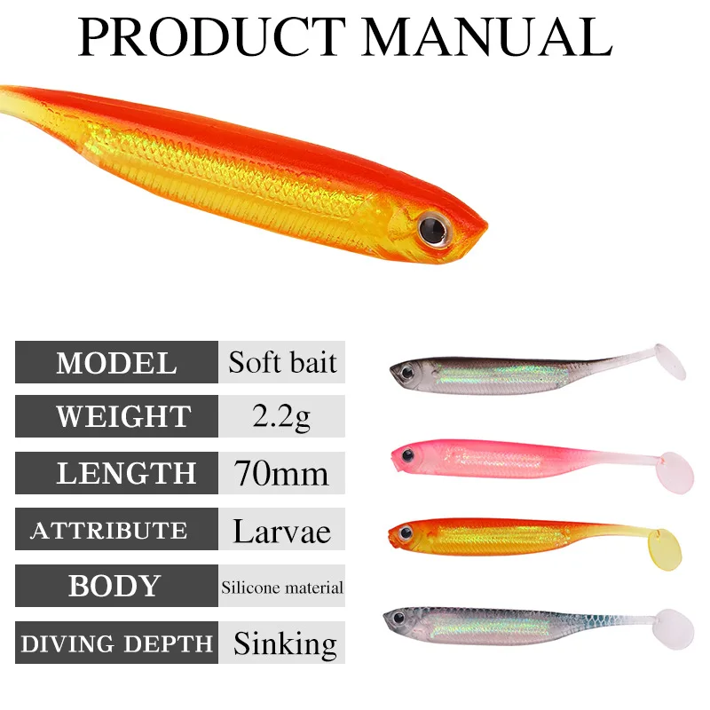 Soft Fishing Lures, Paddle Tail Swimbaits for Bass Fishing, Shad or Tadpole  Lure with Spinner,for Saltwater Freshwater, Trout - AliExpress