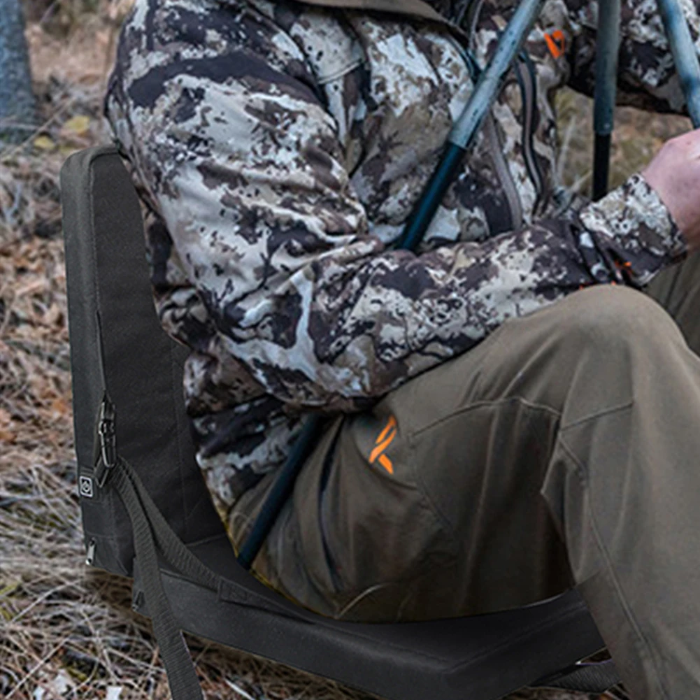 Folding Heated Stadium Seat Cushion Portable with Pocket 3 Speed Temperature USB Charging for Outdoor Travel Fishing 3