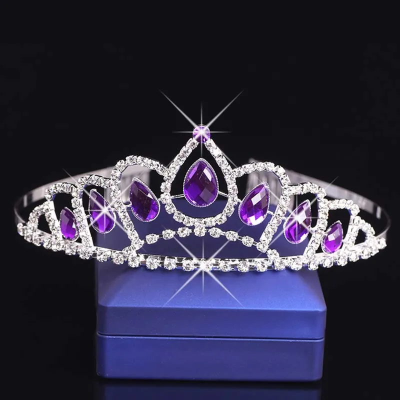 Braut Kristall Strass Perle Tiaras und Kronen Stirnband Kind Blumenmädchen Brautjungfer Hochzeit Haarschmuck Haarschmuck – Detail 28