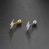 Daith Piercing Earrings for Women Jewelry 1PC Gold Color Lightning Tragus Helix Septum Piercing Cartilage Ear Stainless Steel 3