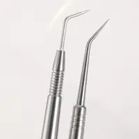 Outils de rehaussement des cils antidérapants, double face, en acier inoxydable, bâtonnet de permanente pour cils, baguette pour cils, outil de maquillage pour les yeux 4