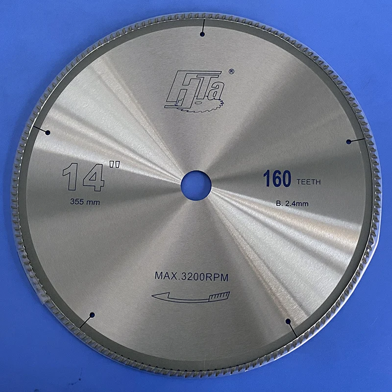 Cost Sale Of 355/405*32/30*160T Wood PVC Plastic Pipe Wood Plastic Extruded Board Ultra Thin Alloy Saw Blade For Cutting Bamboo