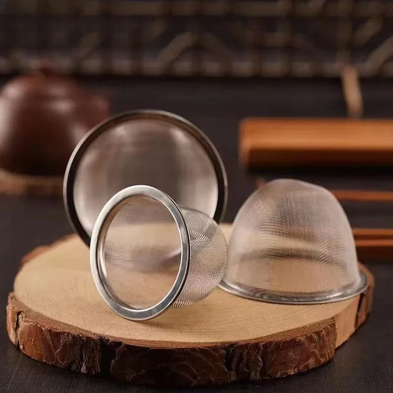 Tea Infuser Tea Strainer Tea Filter Diameter 4.8-8.8CM Reusable Stainless Steel Mesh Tea Infuser Strainer Teapot Tea Leaf Spice Filter Drinkware Kitchen Accessories