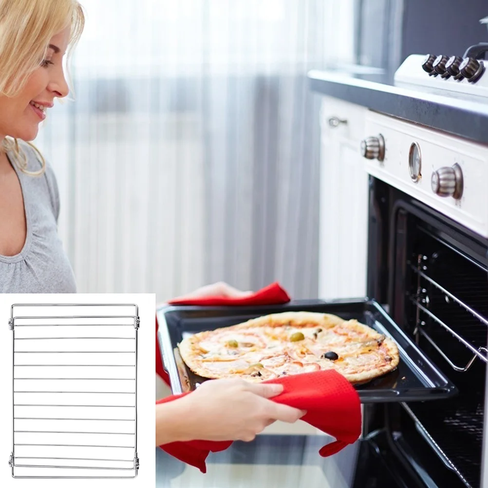 

Stainless Steel Barbecue Grill Mesh Wire Telescopic Net Rack Electric Oven Rack Outdoor BBQ Cooking Supplies