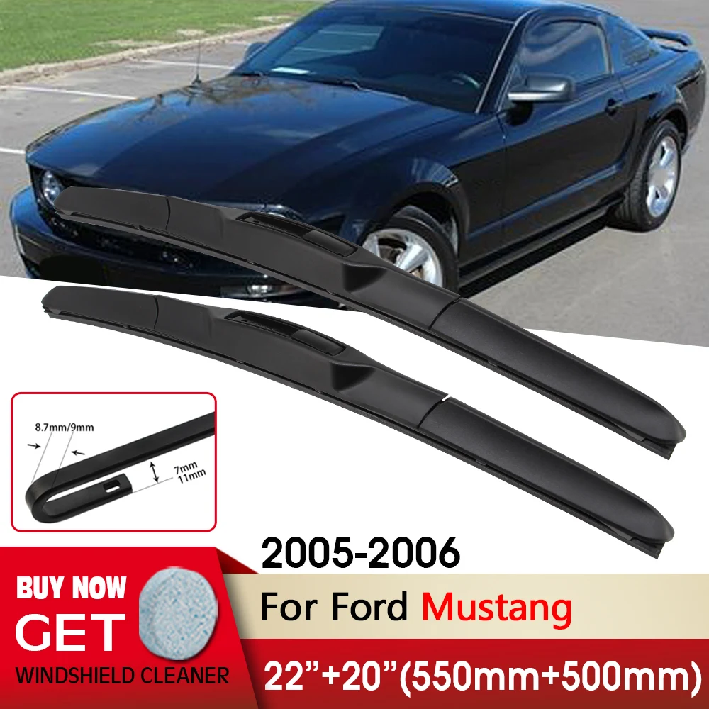 CarWiperFrontWiperBlades2220ForFordMustang20052006FitU