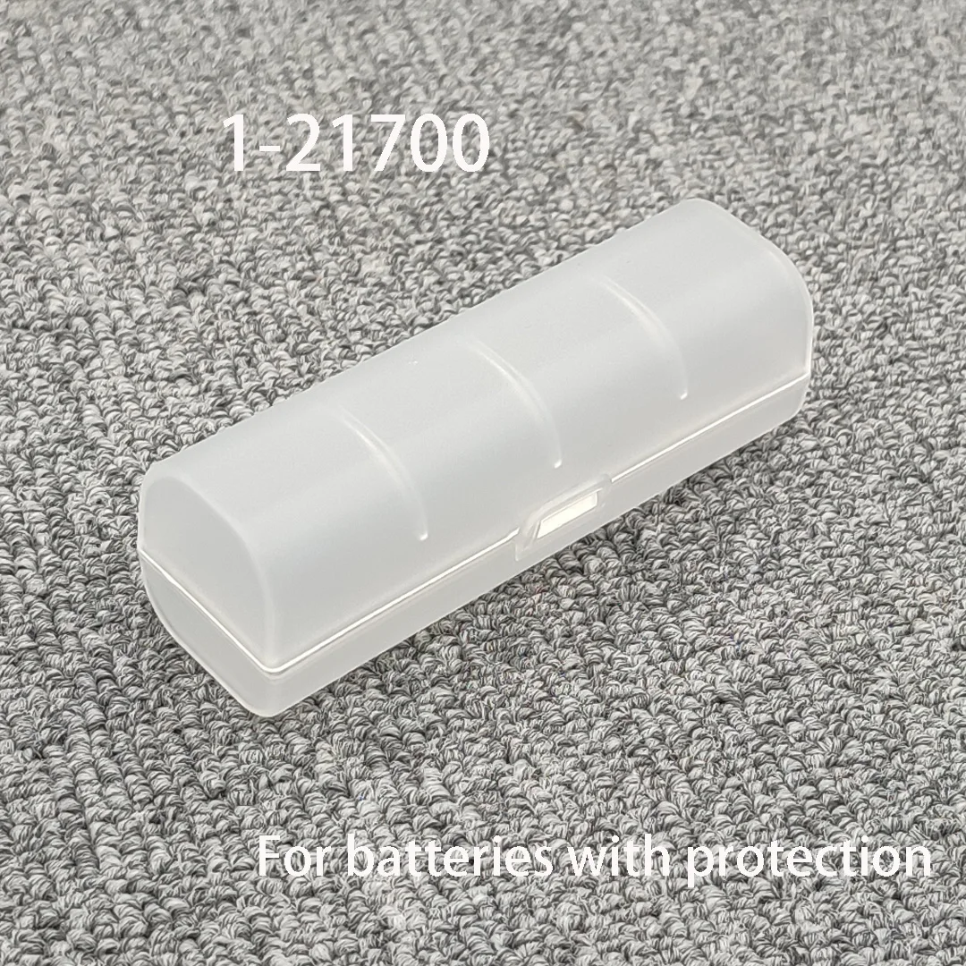 Boîte de stockage batterie 21700 - Étui plastique étanche 1/2 fentes