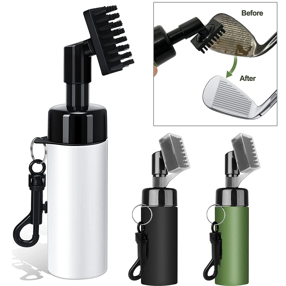 

Golf Club Cleaner Golf Cleaning Brush With Anti Leak Reservoir Tube Stiff Nylon Bristles Golf Club Groove Cleaning Brush Tool