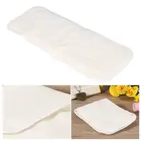1PC 4/5Layers Adult Cloth Diaper Insert Reusable Bamboo Fiber Diaper Insert Pad Incontinence Nappy Liner Insert Pad for Adults 2