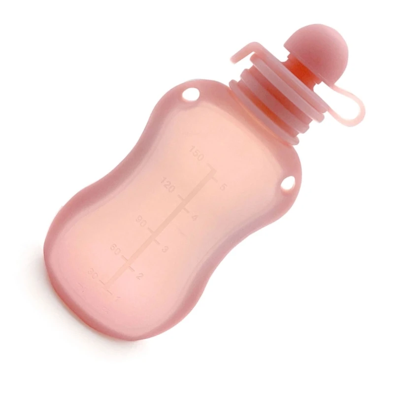 Leak Proof Baby Food Refillable Squeeze Storage Food Bag 150ml Capacity baby food storage containers food pouch