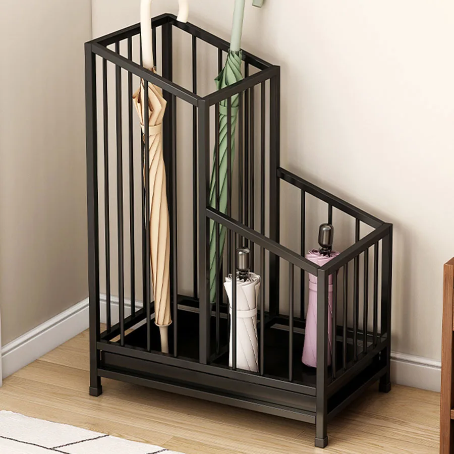 LuxuryUmbrellaStandPortableStorageHomeBasketUmbrellaStandSteel