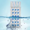 Inflatable Pool Lounge with Cup Holes Water Relax Bed with Pillow Lounger Float Relax Floating Chair Air Bed Pool Party Games 1