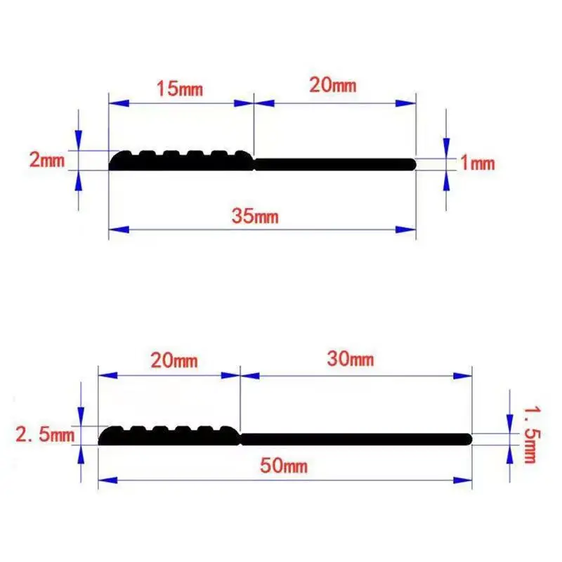 Dustproof Door Draught Weatherstrip Bottom Seal Strip Silicone Windproof Dust Self Adhesive For Doors Stopper Sealing Tape door seal strip sealing strip tape sealing tape sealing strip rubber door weatherstripping door weatherstripping door draft stopper silicone seal strip