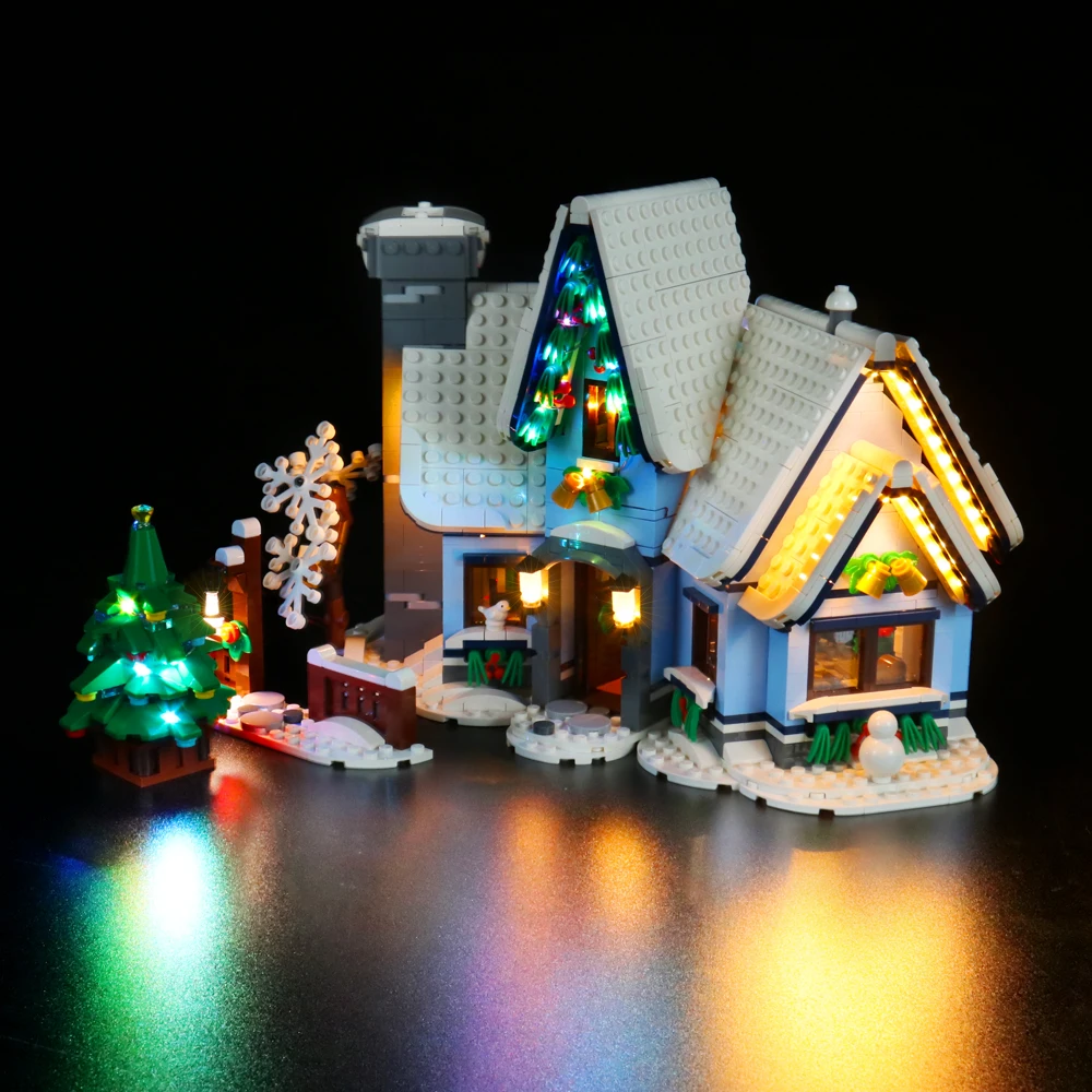 Vonado LED Light Kit for 10293 Santa’s Visit Building Blocks Set (NOT Include The Model) Toys for Children Christmas Gift 4