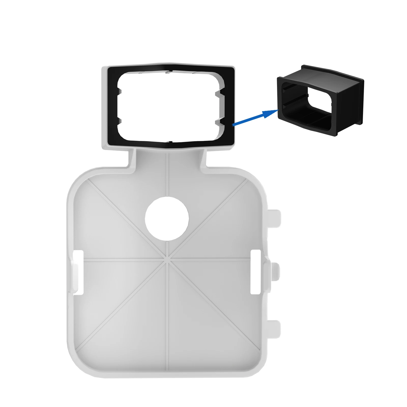 Outlet Wall Mount for Blink Sync Module 2 Mount Bracket Holder for Blink Outdoor Camera Wires projector bracket dome camera bracket Home Security Camera 1PCS