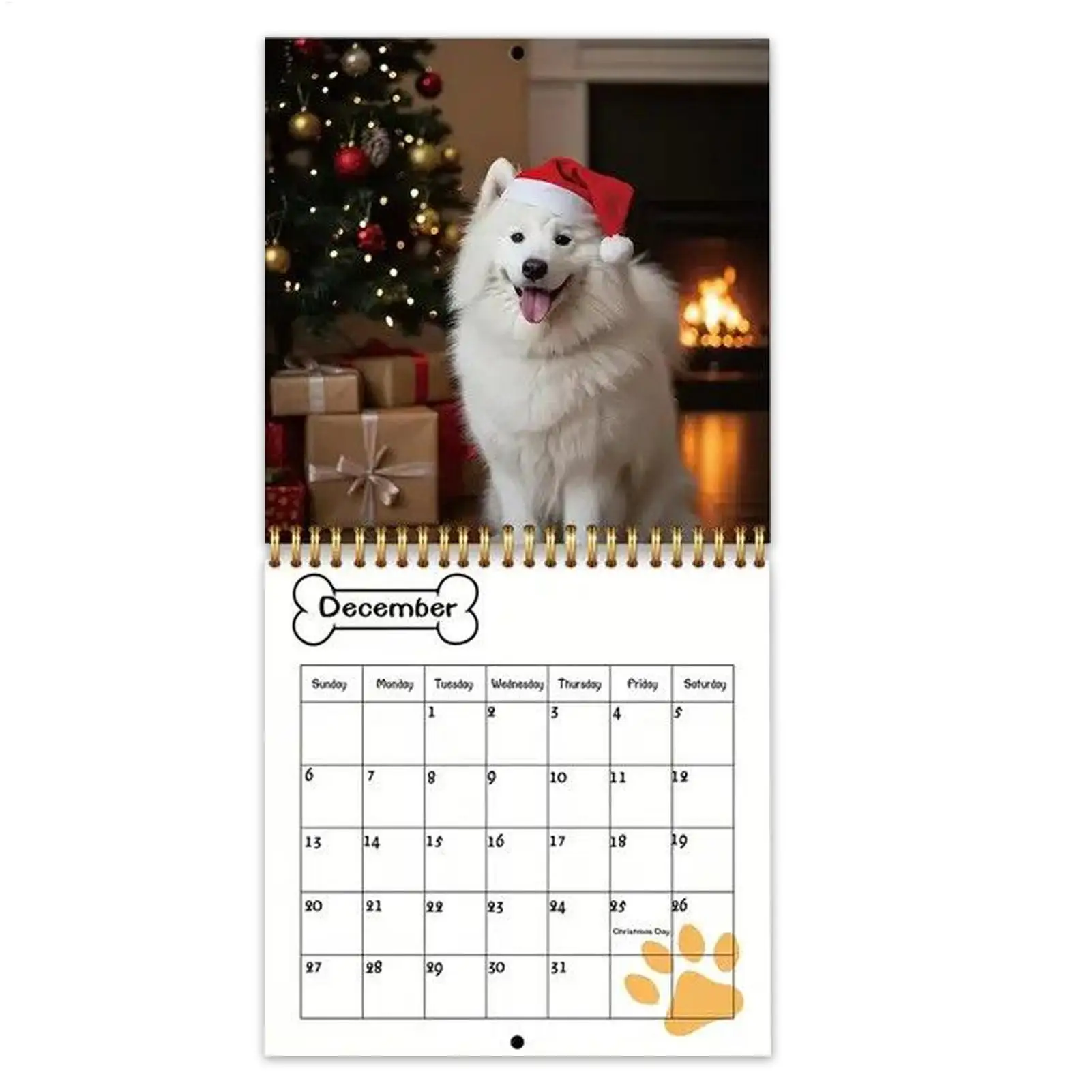 Dog Calendar 2026 Cute Puppies Calendar Large Grid Monthly Organizer for Holiday Preparations Team Meetings Classroom Workplace