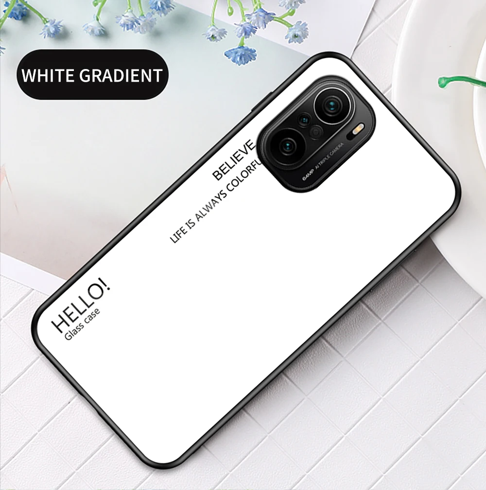 Poco X3 NFC X4 Pro Custodia DECLAREYAO Custodia rigida in vetro per Xiaomi Poco F4 GT F3 F2 Pro M3 M4 Custodia Cornice in silicone Ultra sottile_voghion.com
