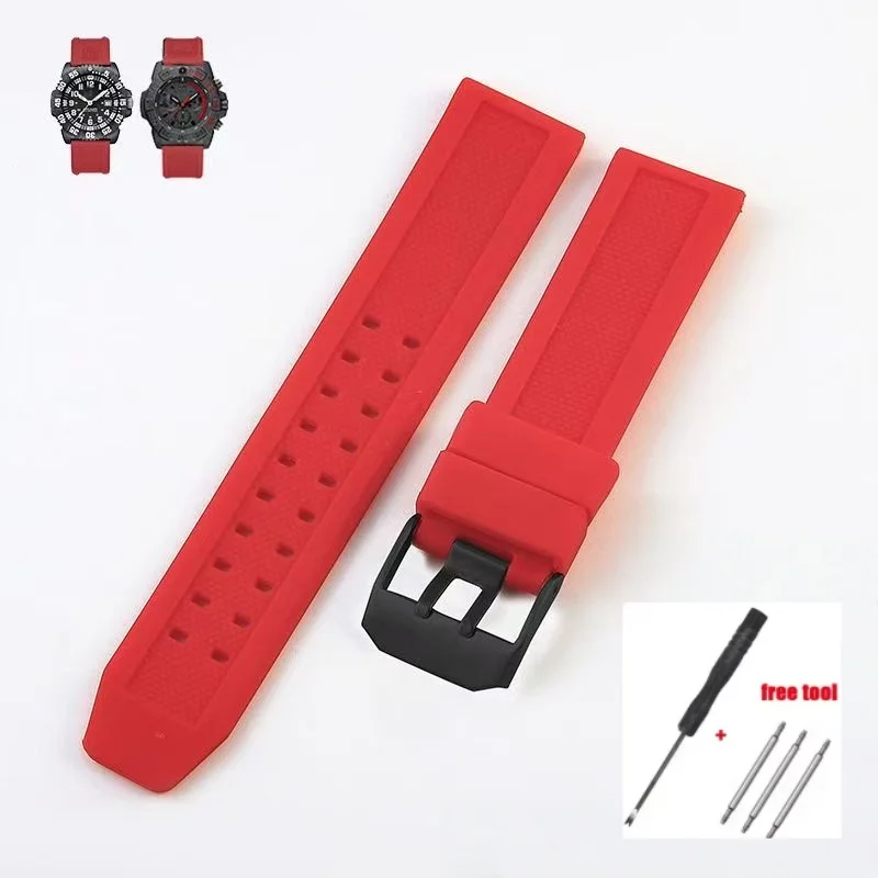 23mm Waterproof Silicone Watch Strap – Sport Dive Band